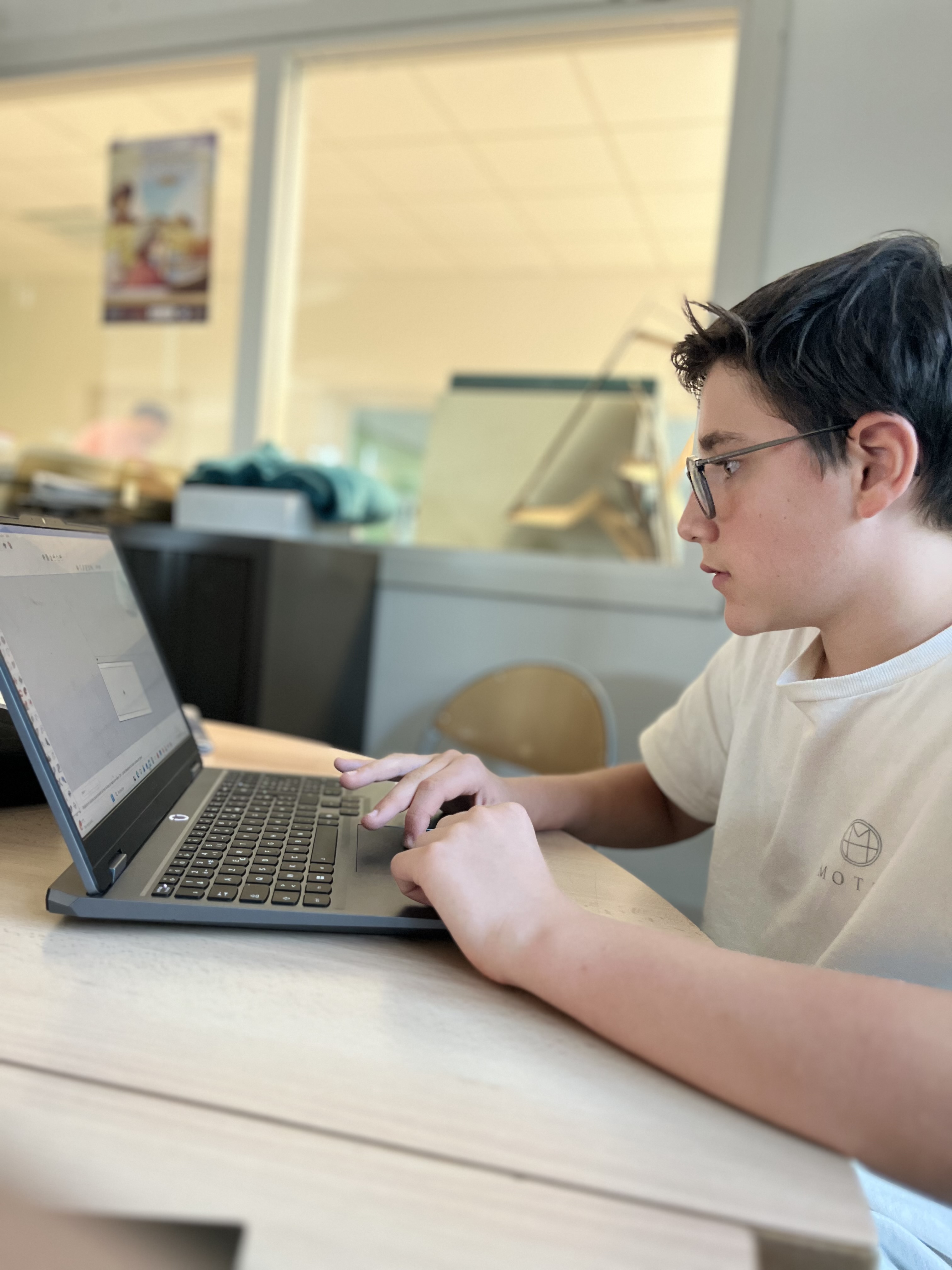 Sam RIOUFFREYT au travail sur SketchUp